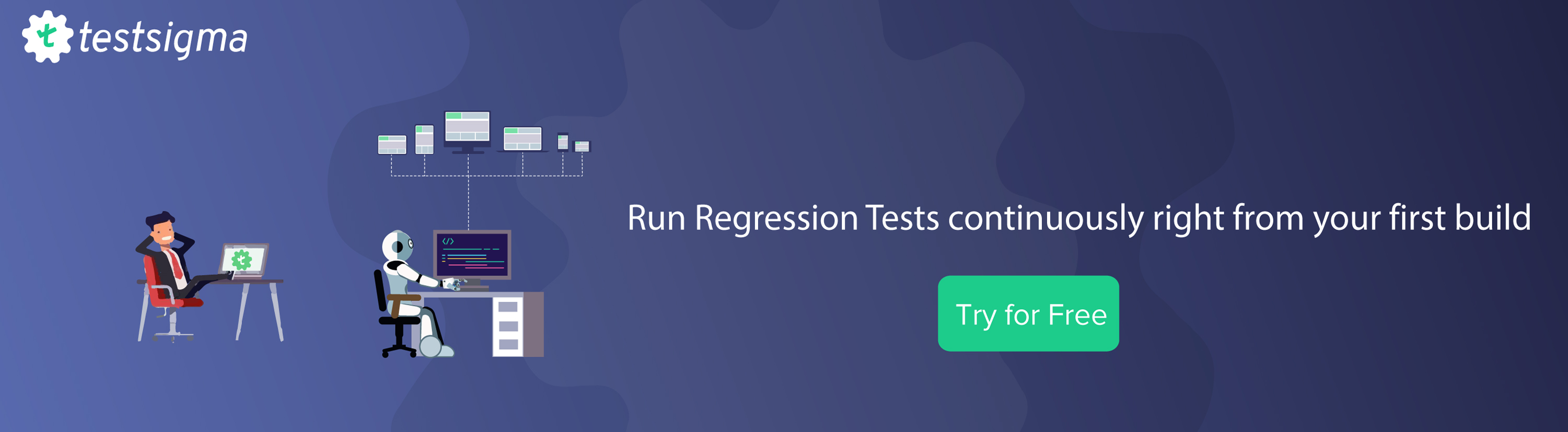 run regression tests continuously with testsigma