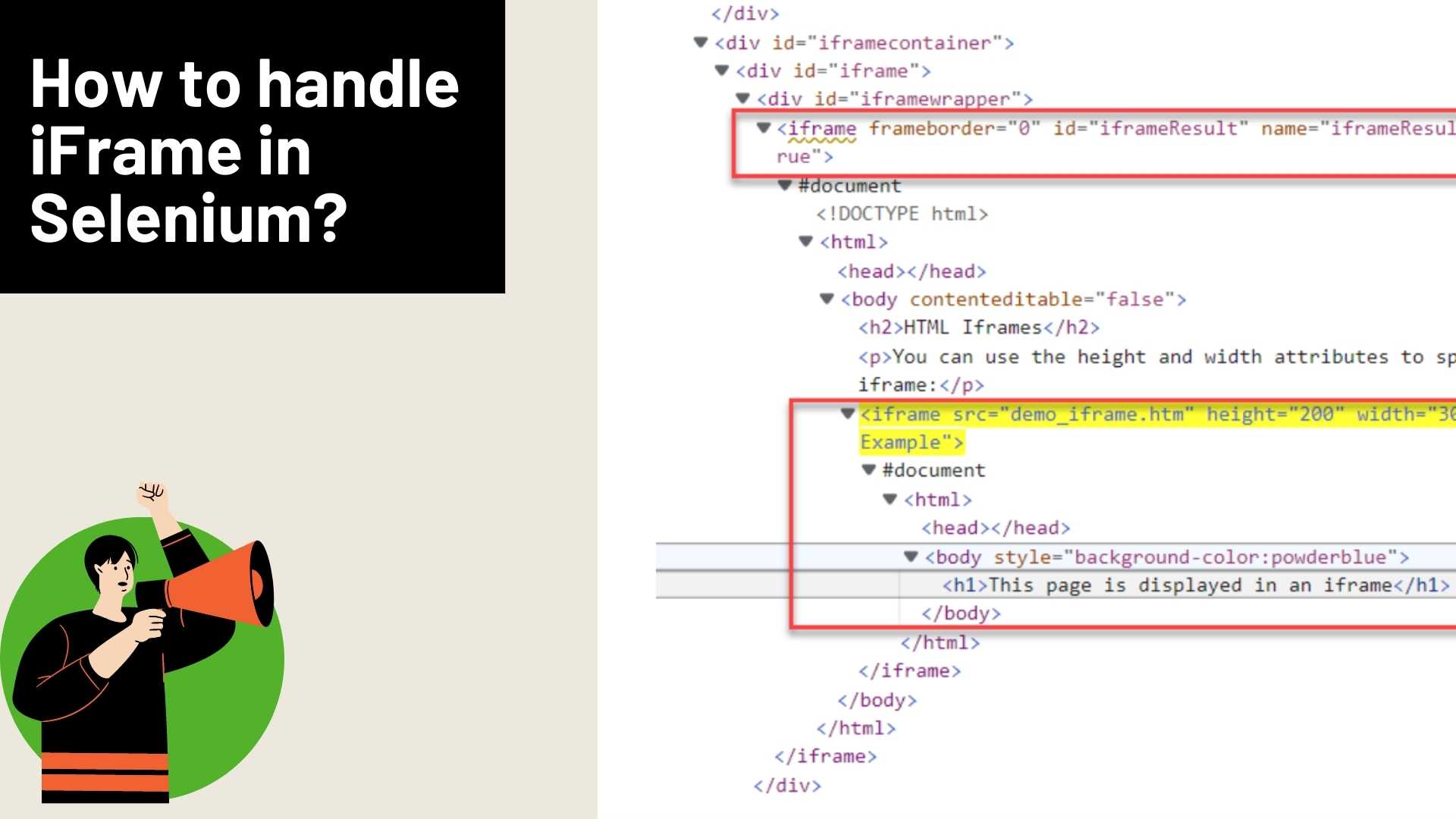 How To Handle IFrame In Selenium