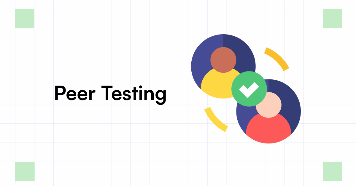 WHAT IS PEER TESTING visual data 3