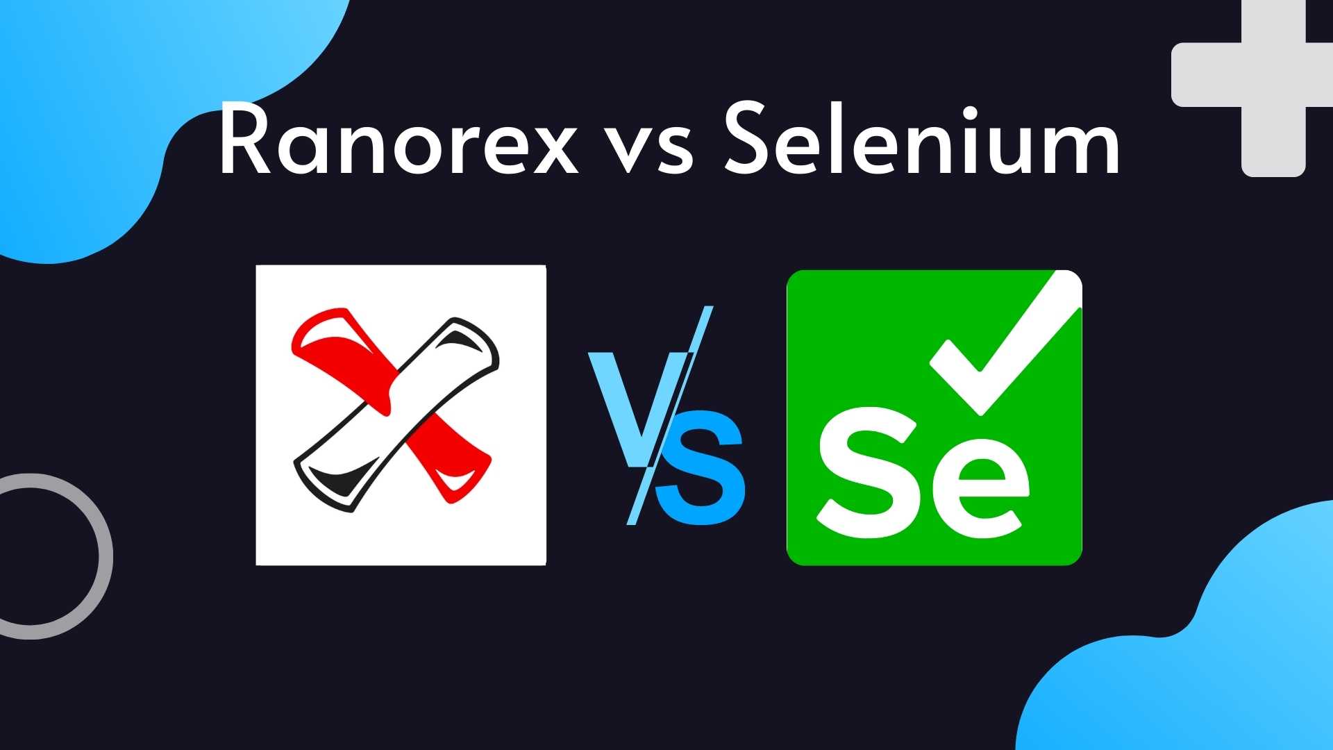 cover image of Ranorex vs Selenium blog post