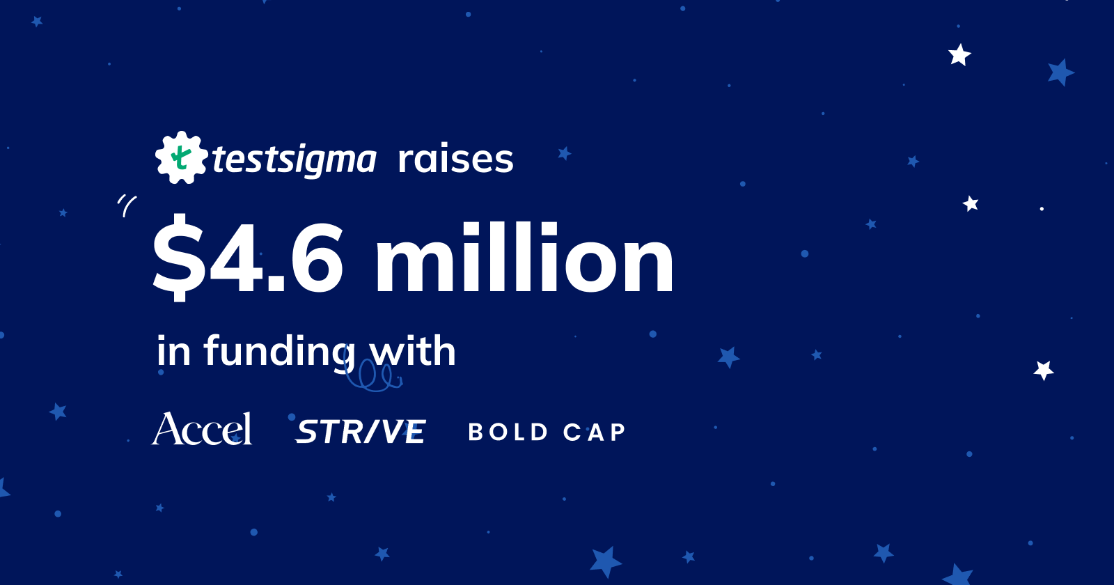Testsigma raises $4.6M from Accel and STRIVE to simplify test automation for everyone