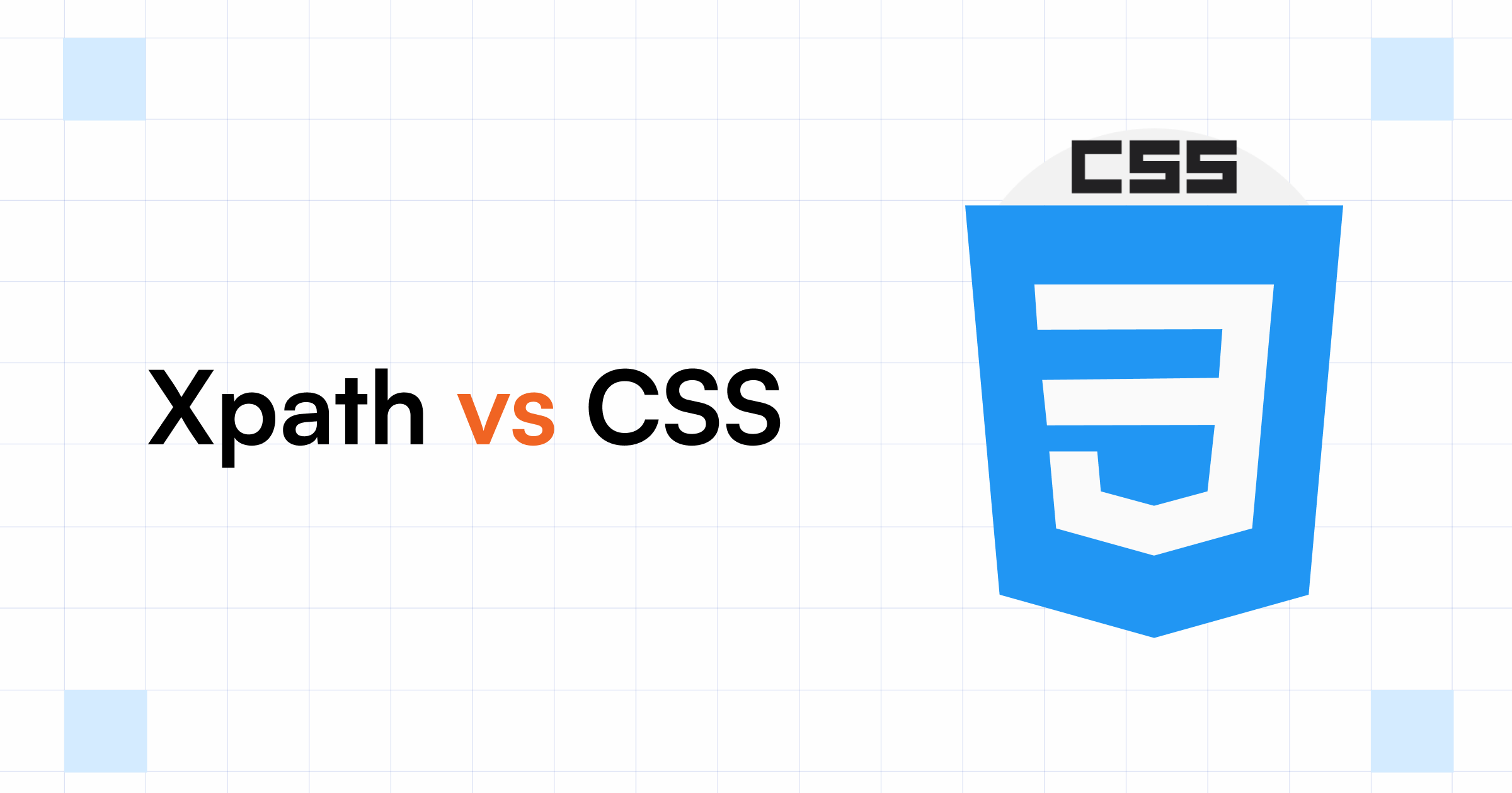 Xpath vs css selector key differences