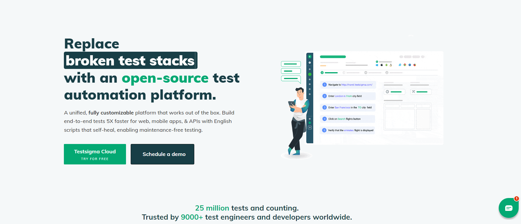 Smartbear alternative- Testsigma