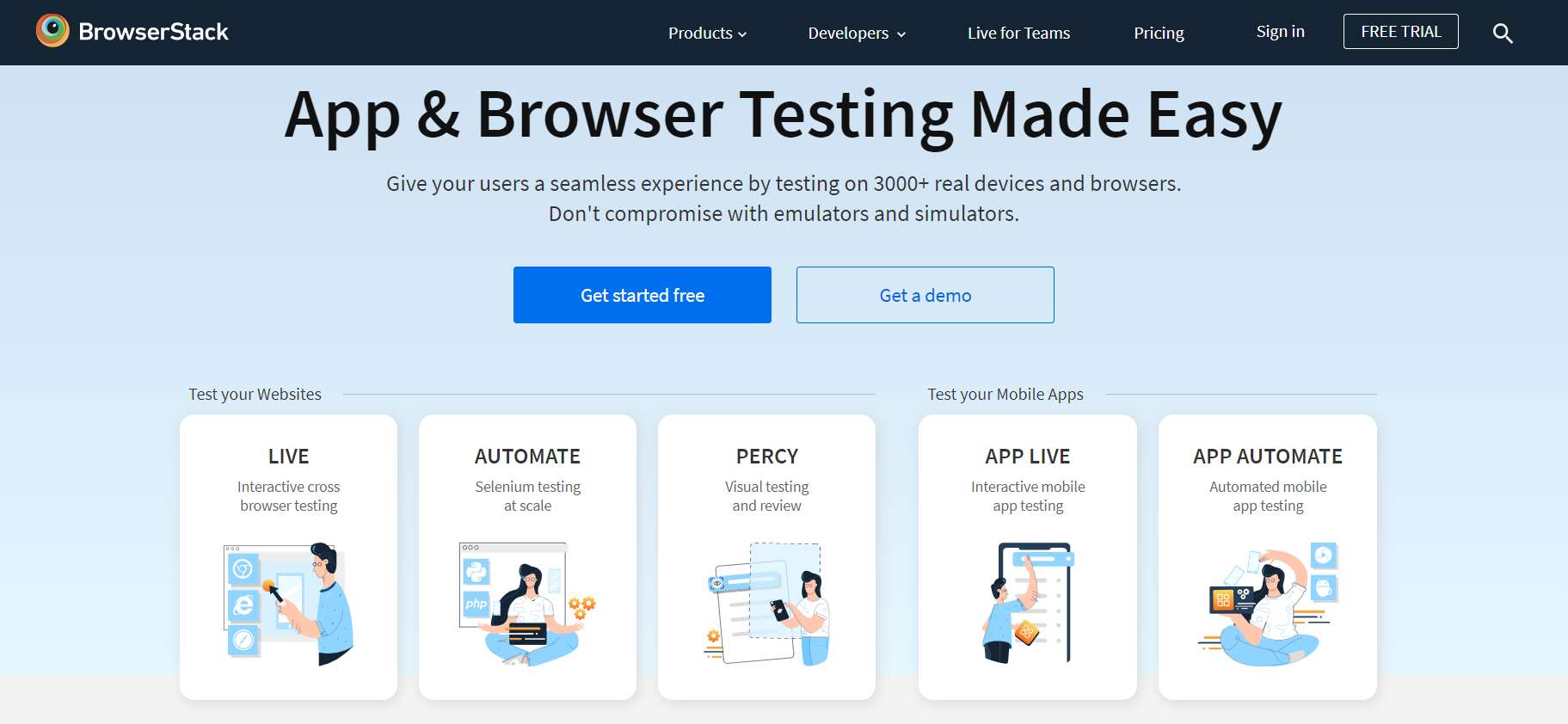 Smartbear alternatives - Browserstack